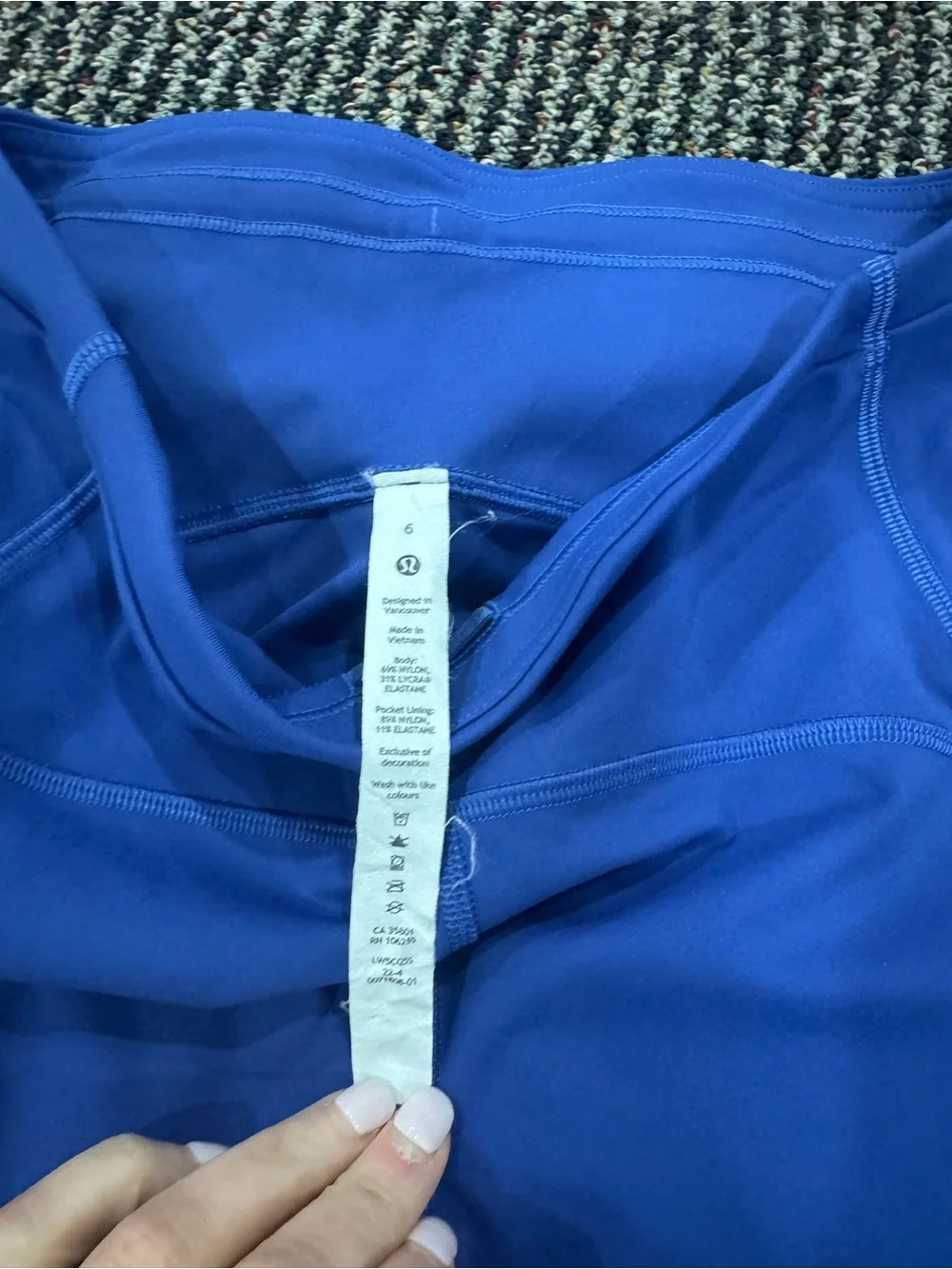 lululemon athletica Kids Cobalt Blue Performance Leggings